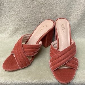 RAYE Bella Velvet Mules